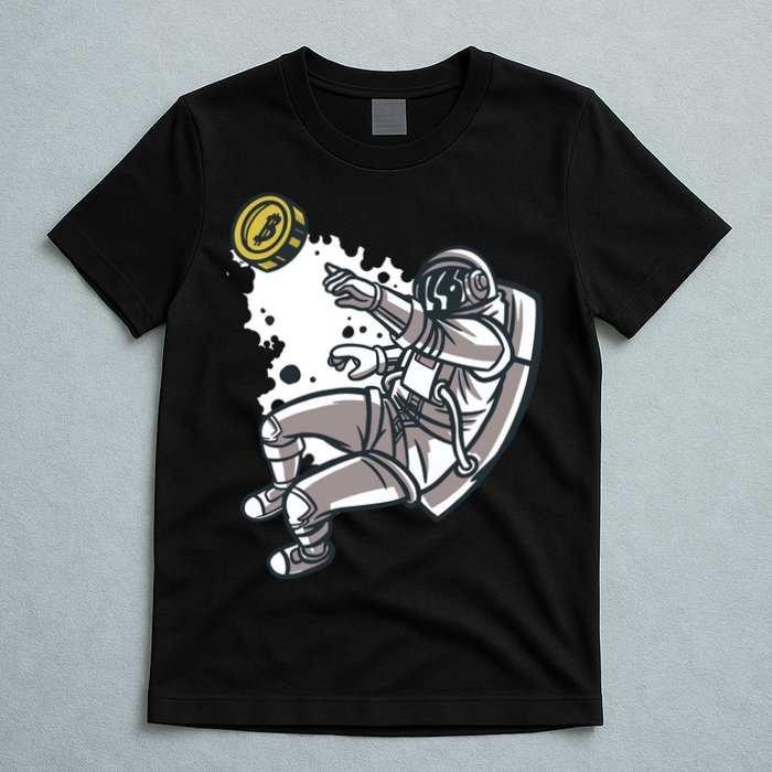 Bitcoin Astronaut In Space T-Shirt