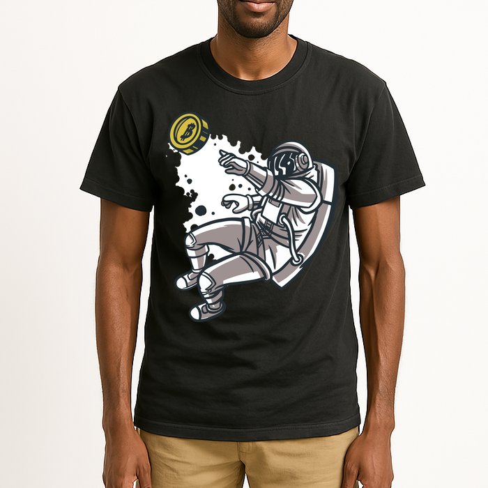 Bitcoin Astronaut In Space Tall T-Shirt