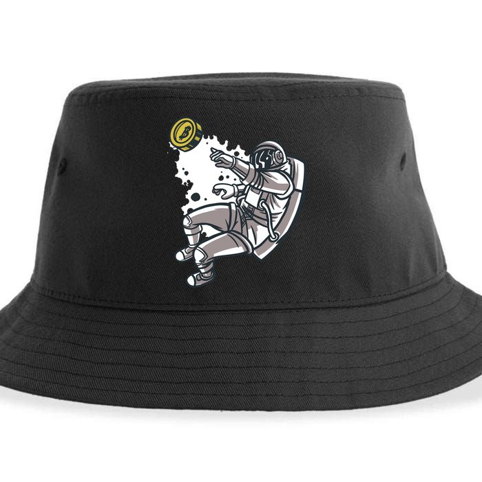 Bitcoin Astronaut In Space Sustainable Bucket Hat