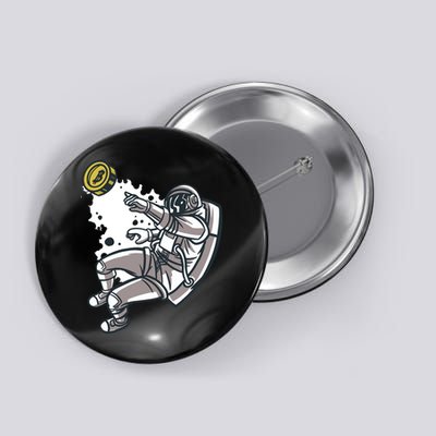 Bitcoin Astronaut In Space Button