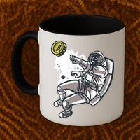 Bitcoin Astronaut In Space Mug