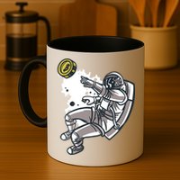 Bitcoin Astronaut In Space Mug