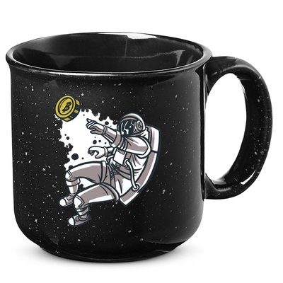 Bitcoin Astronaut In Space 15oz Campfire Ceramic Mug