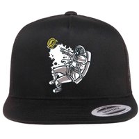Bitcoin Astronaut In Space Flatbill Hat