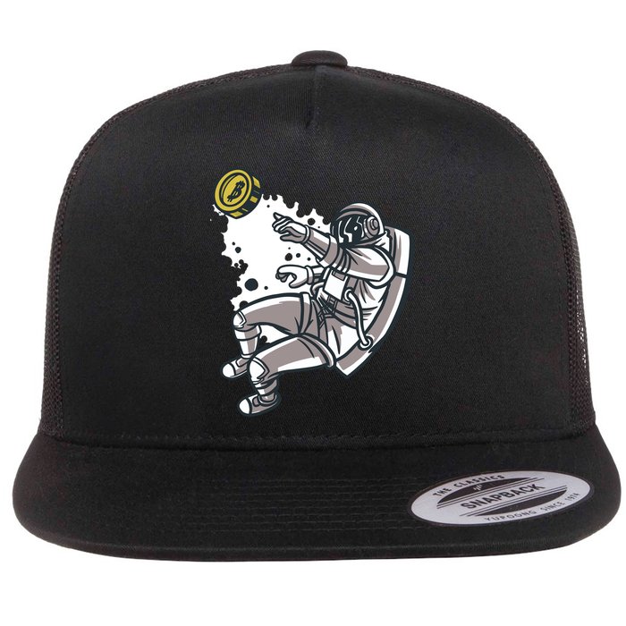 Bitcoin Astronaut In Space Flatbill Hat