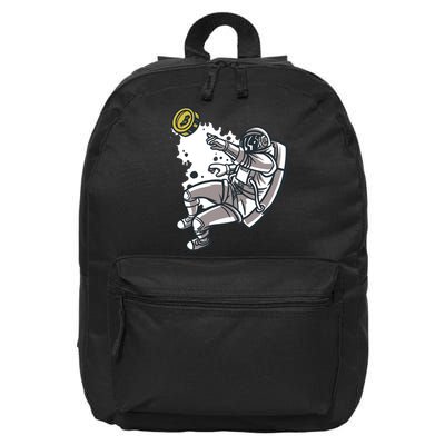 Bitcoin Astronaut In Space 16 in Basic Backpack