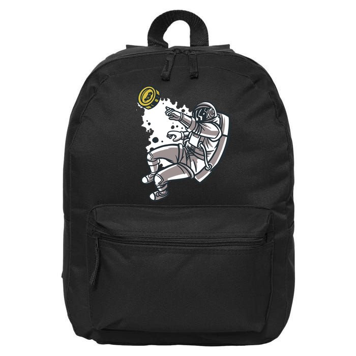 Bitcoin Astronaut In Space 16 in Basic Backpack
