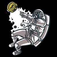 Bitcoin Astronaut In Space 16 in Basic Backpack