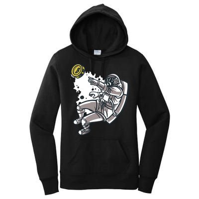 Bitcoin Astronaut In Space Women's Pullover Hoodie