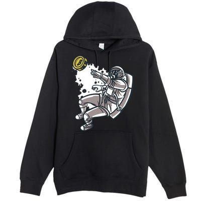 Bitcoin Astronaut In Space Premium Pullover Hoodie