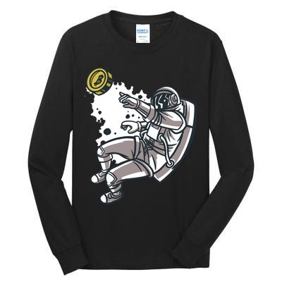 Bitcoin Astronaut In Space Tall Long Sleeve T-Shirt