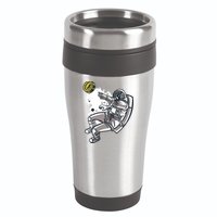 Bitcoin Astronaut In Space 16oz Travel Tumbler