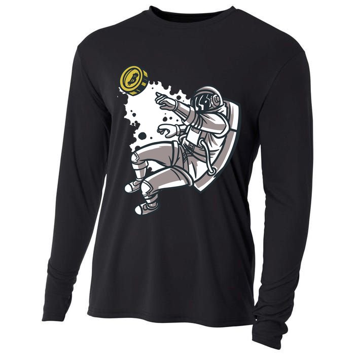Bitcoin Astronaut In Space Cooling Performance Long Sleeve Crew