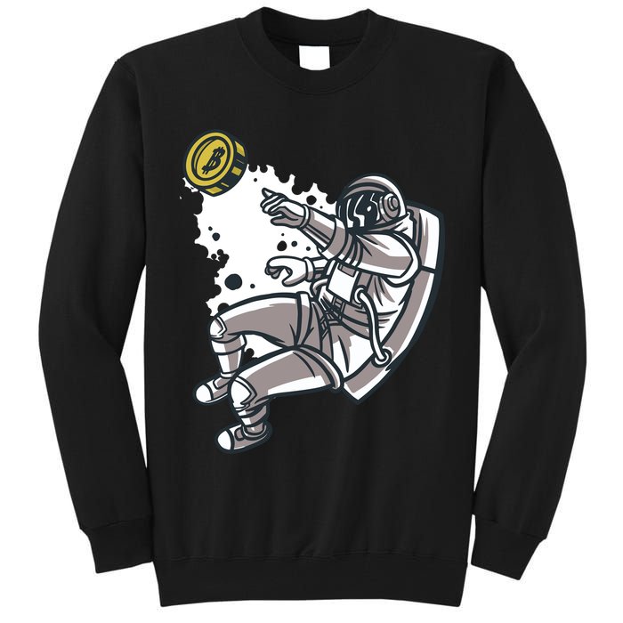 Bitcoin Astronaut In Space Tall Sweatshirt