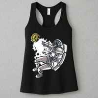 Bitcoin Astronaut In Space Womens Tank Top