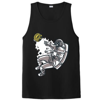 Bitcoin Astronaut In Space PosiCharge Competitor Tank