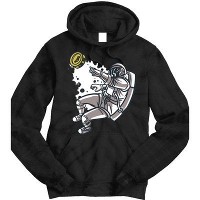 Bitcoin Astronaut In Space Tie Dye Hoodie