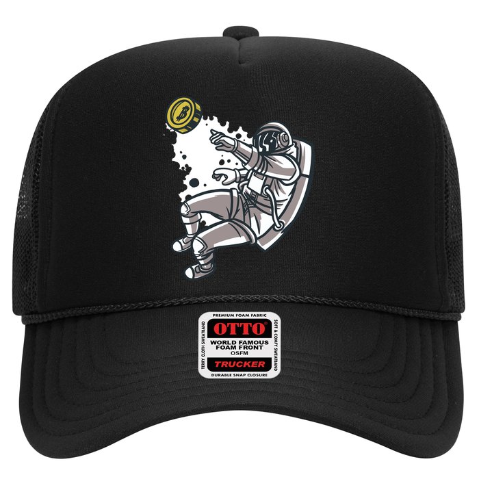 Bitcoin Astronaut In Space Hat