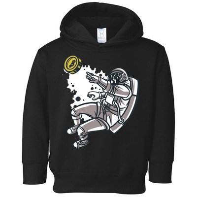 Bitcoin Astronaut In Space Toddler Hoodie