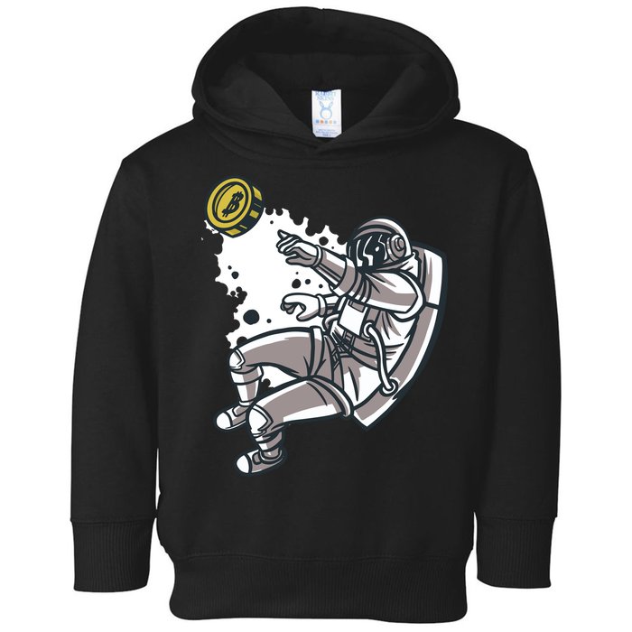 Bitcoin Astronaut In Space Toddler Hoodie