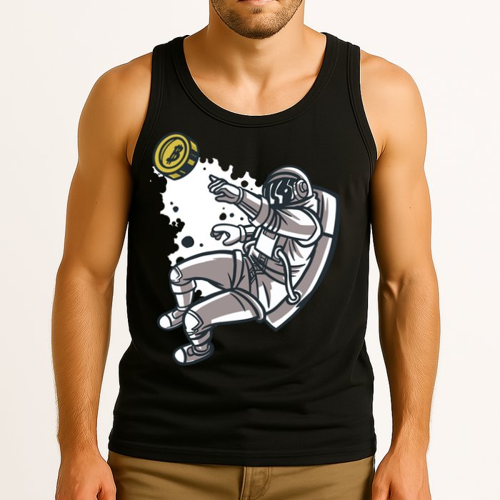 Bitcoin Astronaut In Space Tank Top