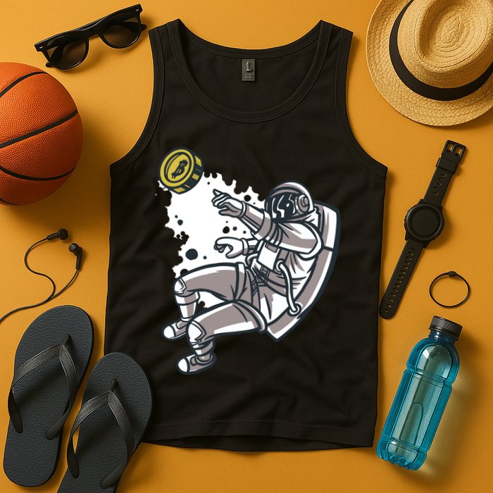 Bitcoin Astronaut In Space Tank Top