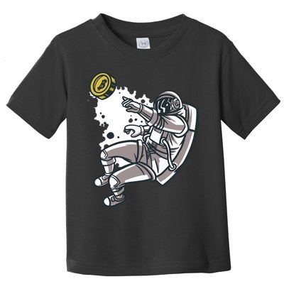 Bitcoin Astronaut In Space Toddler T-Shirt