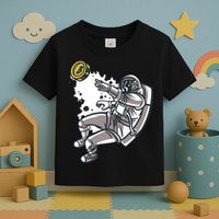 Bitcoin Astronaut In Space Toddler T-Shirt