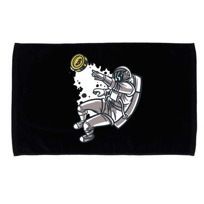 Bitcoin Astronaut In Space Microfiber Hand Towel