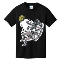 Bitcoin Astronaut In Space Kids T-Shirt