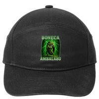 Boneca Ambalabu Italian Brainrot Frog Meme 7-Panel Snapback Hat