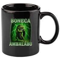 Boneca Ambalabu Italian Brainrot Frog Meme 11oz C Handle Ceramic Mug
