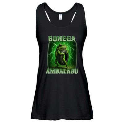 Boneca Ambalabu Italian Brainrot Frog Meme Ladies Essential Flowy Tank