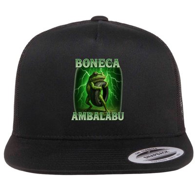 Boneca Ambalabu Italian Brainrot Frog Meme Flatbill Hat