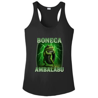 Boneca Ambalabu Italian Brainrot Frog Meme Ladies PosiCharge Competitor Racerback Tank