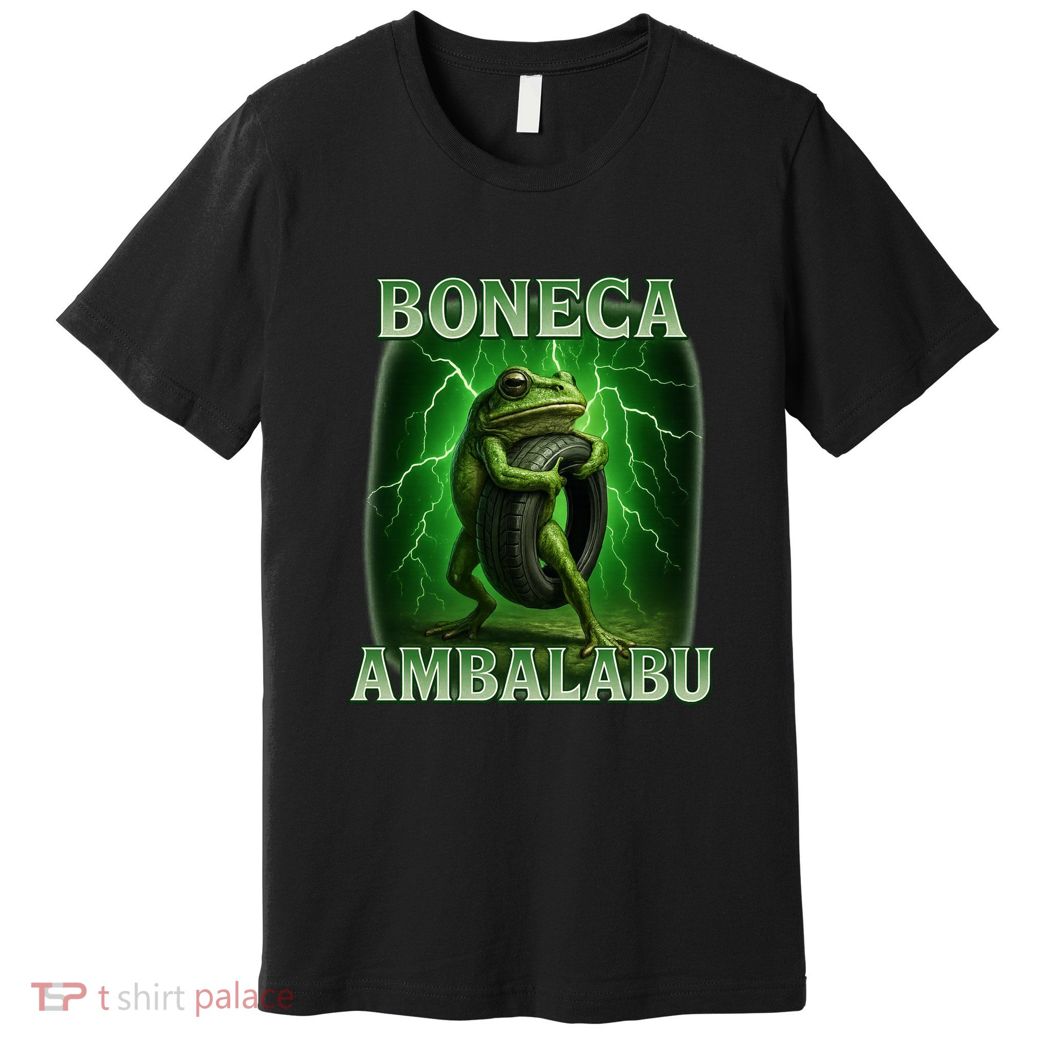 Boneca Ambalabu Italian Brainrot Frog Meme Premium T-Shirt