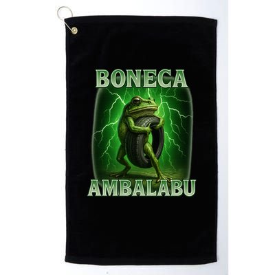 Boneca Ambalabu Italian Brainrot Frog Meme Golf Towel