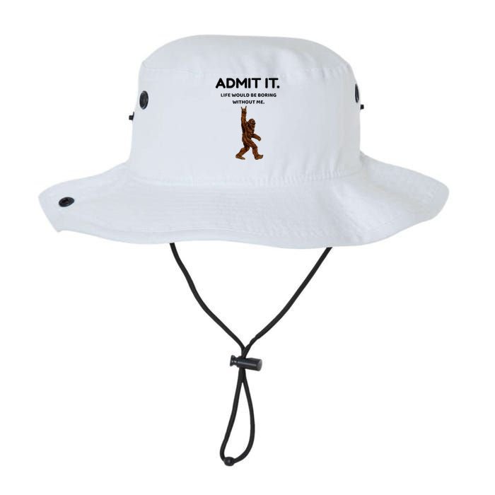 Bigfoot Admit It Life Would Be Boring Without Me Bucket Hat