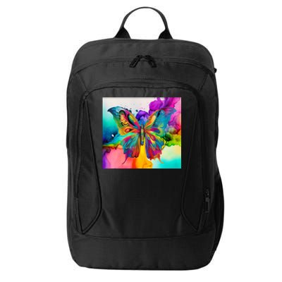 Butterfly Alcohol Ink Tumbler City Backpack