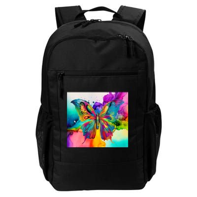 Butterfly Alcohol Ink Tumbler Daily Commute Backpack