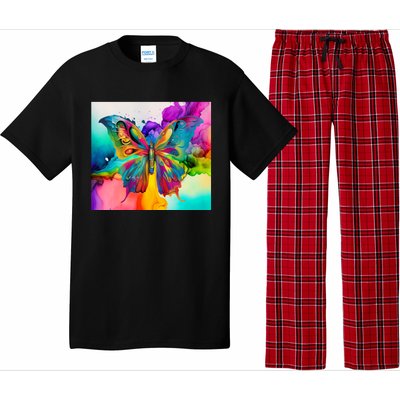 Butterfly Alcohol Ink Tumbler Pajama Set