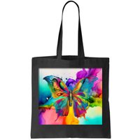 Butterfly Alcohol Ink Tumbler Tote Bag