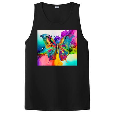 Butterfly Alcohol Ink Tumbler PosiCharge Competitor Tank