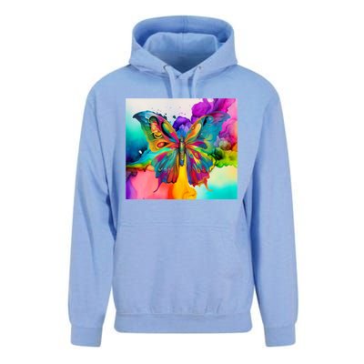 Butterfly Alcohol Ink Tumbler Unisex Surf Hoodie