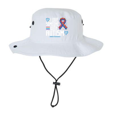 Blue Autism I Love Someone With Autism Awareness Gift Legacy Cool Fit Booney Bucket Hat