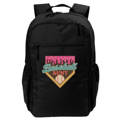 Baseball Aunt Ice Cream Drip Backpack