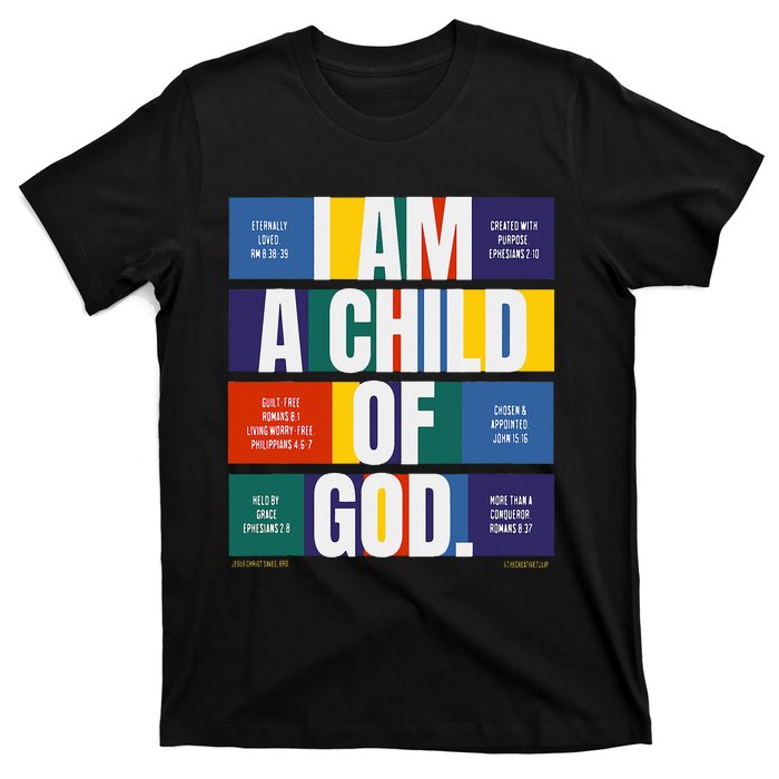 Bible Affirmations I'm a child of God Christian Faith  T-Shirt