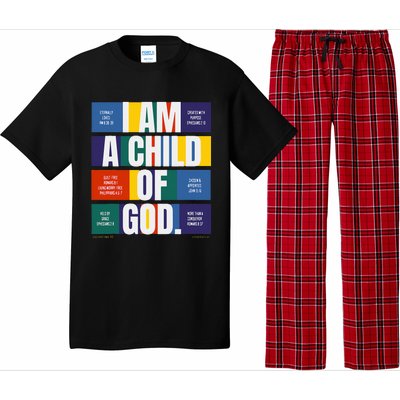 Bible Affirmations I'm a child of God Christian Faith  Pajama Set