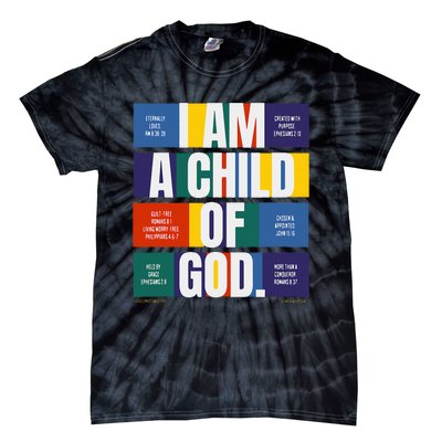 Bible Affirmations I'm a child of God Christian Faith  Tie-Dye T-Shirt