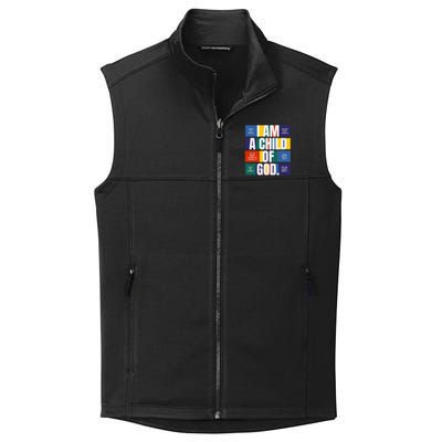 Bible Affirmations I'm a child of God Christian Faith  Collective Smooth Fleece Vest